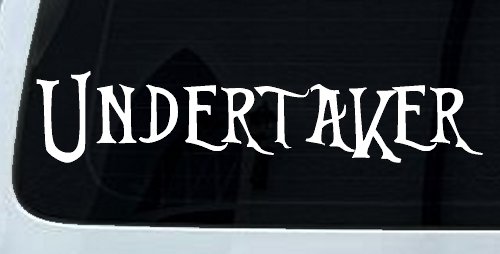Undertaker Car or Truck Window Decal Sticker