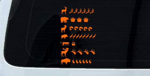 Hunting Big Game Keeping Count Car or Truck Window Decal Sticker