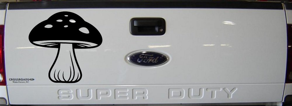 Mushroom Car or Truck Window Decal Sticker