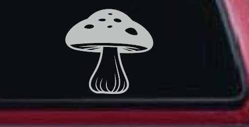 Mushroom Car or Truck Window Decal Sticker