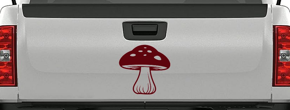 Mushroom Car or Truck Window Decal Sticker