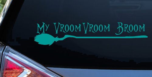 My Vroom Vroom Broom Car or Truck Window Decal Sticker