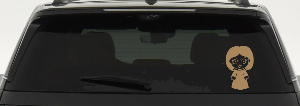 Tiffany Bride of Chucky Horror Kid Gothic Halloween Car or Truck Window Decal Sticker
