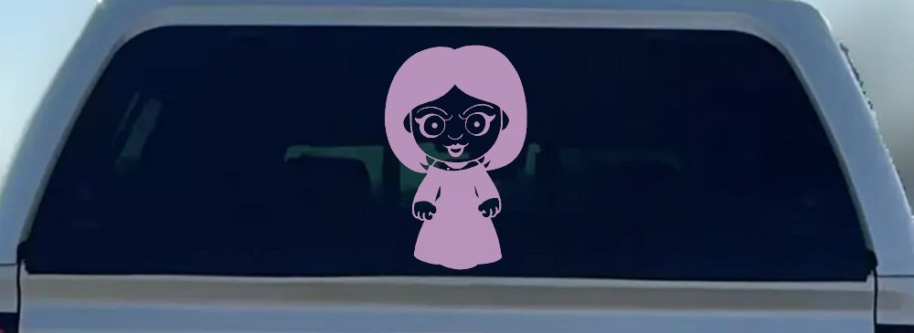 Tiffany Bride of Chucky Horror Kid Gothic Halloween Car or Truck Window Decal Sticker (Lilac)