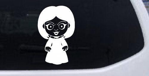 Tiffany Bride of Chucky Horror Kid Gothic Halloween Car or Truck Window Decal Sticker (White)