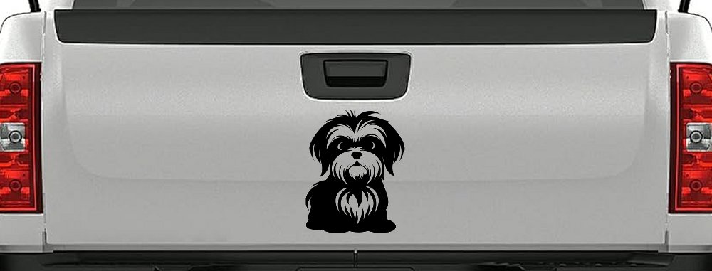 Shih Tzu Dog Car or Truck Window Decal Sticker