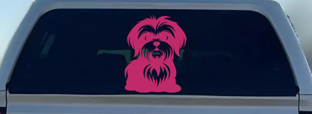 Shih Tzu Dog Car or Truck Window Decal Sticker