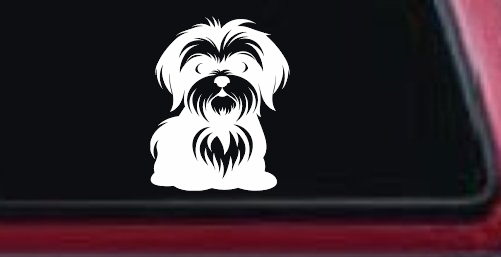 Shih Tzu Dog Car or Truck Window Decal Sticker