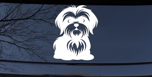 Shih Tzu Dog Car or Truck Window Decal Sticker