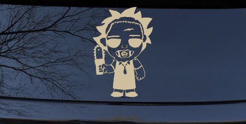 Leatherface Horror Kid Gothic Halloween Car or Truck Window Decal Sticker