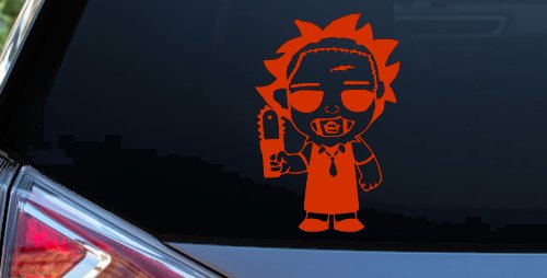 Leatherface Horror Kid Gothic Halloween Car or Truck Window Decal Sticker