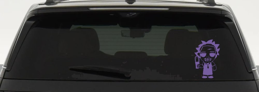 Leatherface Horror Kid Gothic Halloween Car or Truck Window Decal Sticker