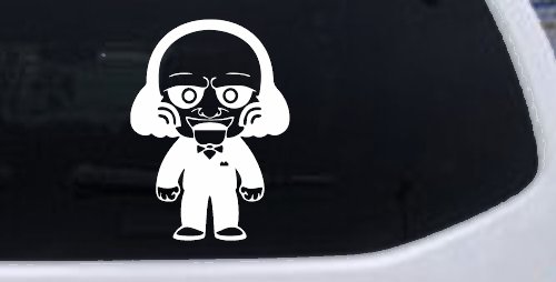 Jigsaw Horror Kid Gothic Halloween Car or Truck Window Decal Sticker