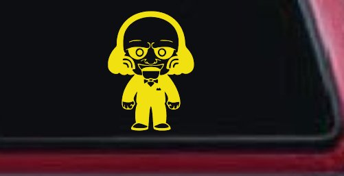 Jigsaw Horror Kid Gothic Halloween Car or Truck Window Decal Sticker