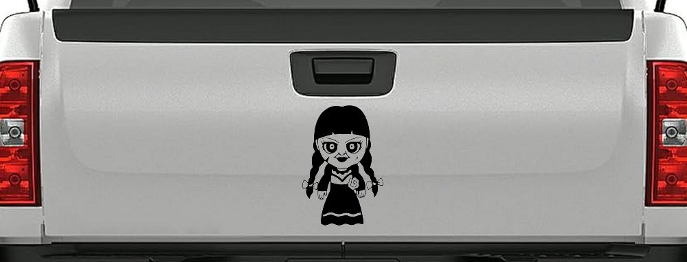 Annabelle Horror Kid Gothic Halloween Car or Truck Window Decal Sticker