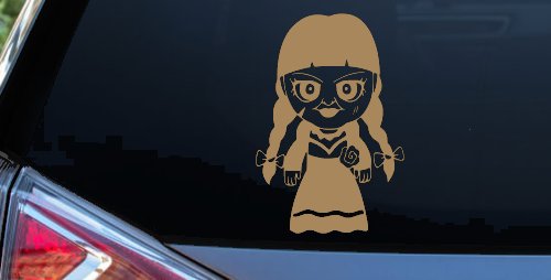Annabelle Horror Kid Gothic Halloween Car or Truck Window Decal Sticker