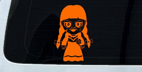 Annabelle Horror Kid Gothic Halloween Car or Truck Window Decal Sticker