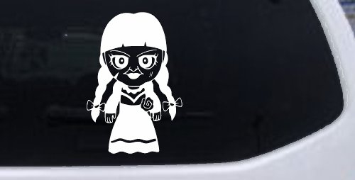 Annabelle Horror Kid Gothic Halloween Car or Truck Window Decal Sticker