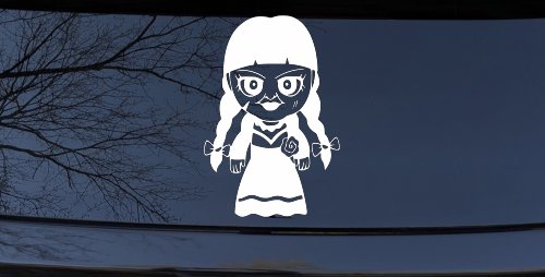 Annabelle Horror Kid Gothic Halloween Car or Truck Window Decal Sticker
