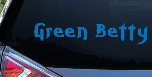Green Betty Car or Truck Window Decal Sticker