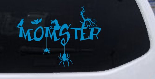 Momster Gothic Halloween Car or Truck Window Decal Sticker