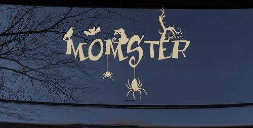 Momster Gothic Halloween Car or Truck Window Decal Sticker