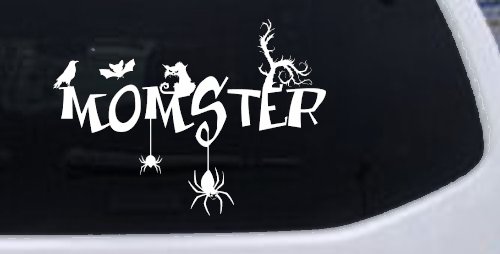 Momster Gothic Halloween Car or Truck Window Decal Sticker