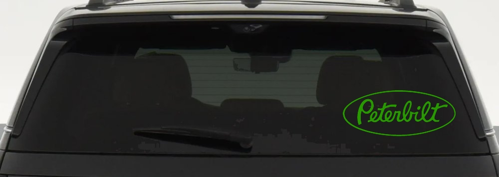 Peterbilt Car or Truck Window Decal Sticker