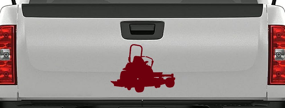 Zero Turn Lawn Mower Car or Truck Window Decal Sticker