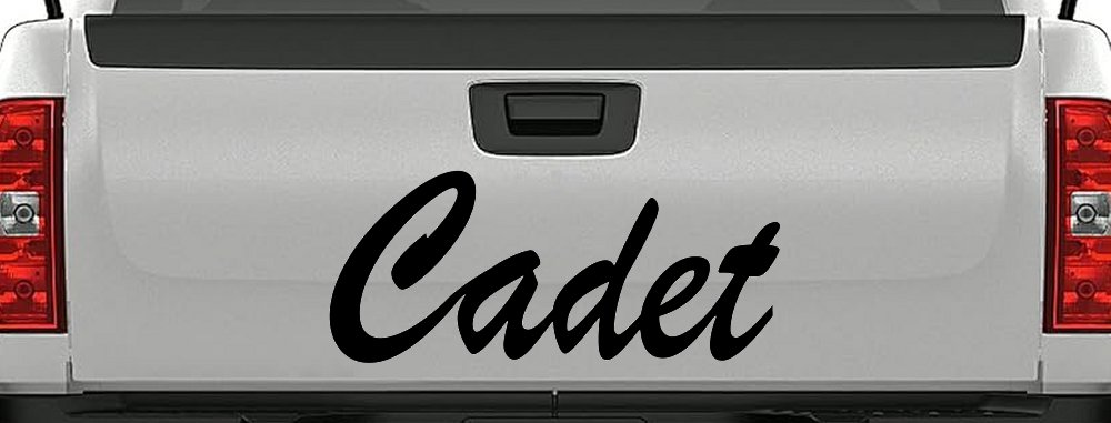 Cadet Car or Truck Window Vinyl Decal Sticker (Black)