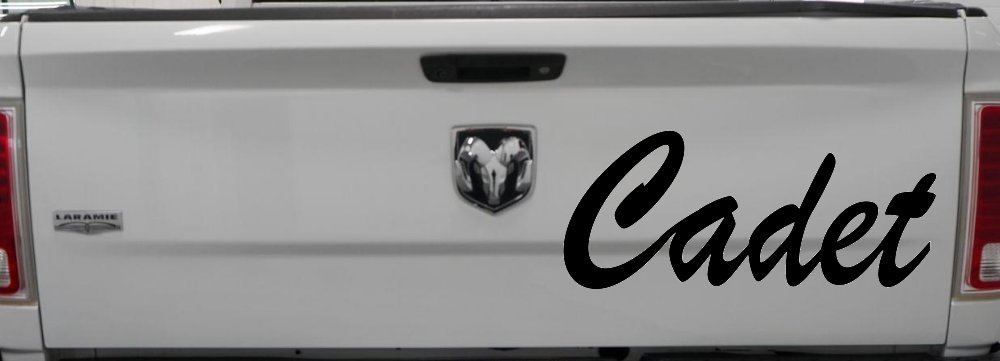 Cadet Car or Truck Window Vinyl Decal Sticker (Black)