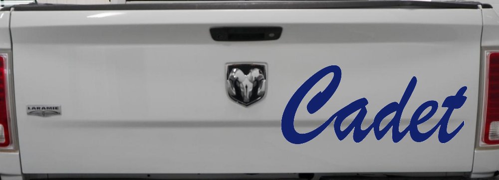 Cadet Car or Truck Window Decal Sticker (Navy)