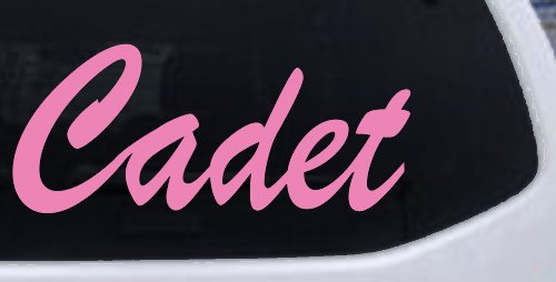 Cadet Car or Truck Window Decal Sticker (Pink)