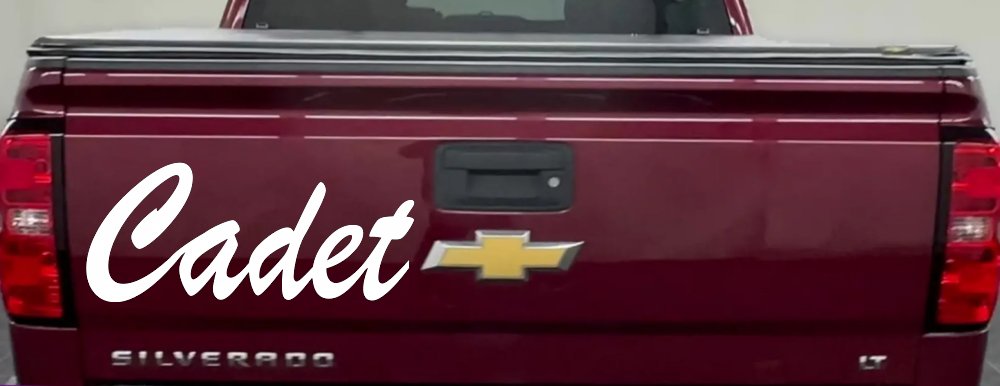 Cadet Car or Truck Window Vinyl Decal Sticker (White)