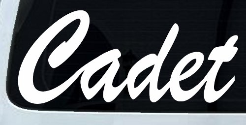 Cadet Car or Truck Window Decal Sticker (White)