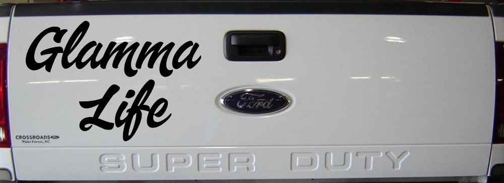 Glamma Life Vinyl Car or Truck Window Decal Sticker (Black)