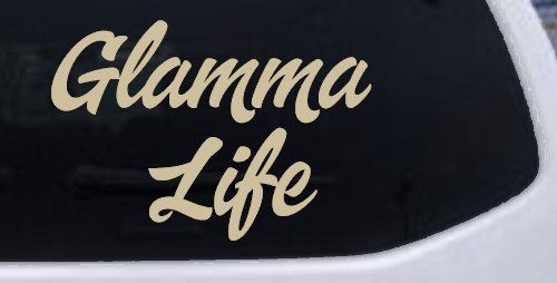 Glamma Life Vinyl Car or Truck Window Decal Sticker (Desert Sand)