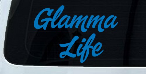 Glamma Life Vinyl Car or Truck Window Decal Sticker (Sky Blue)