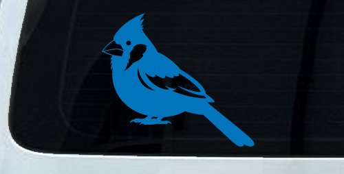 Cardinal Bird Car or Truck Vinyl Window Decal Sticker (Sky Blue)