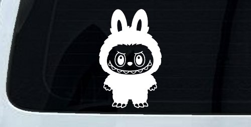 Labubu Car Truck Vinyl Window Decal Sticker (White)
