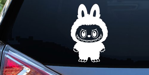 Labubu Car Truck Vinyl Window Decal Sticker (White)