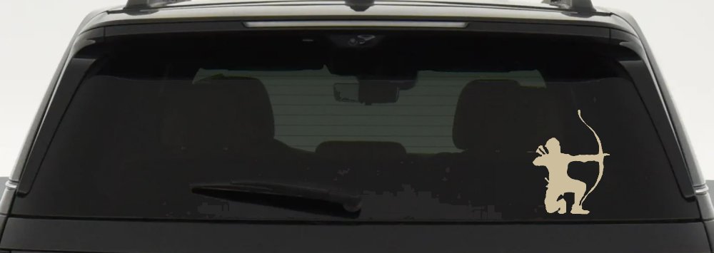 Bow Hunter Hunting Car or Truck Window Decal Sticker