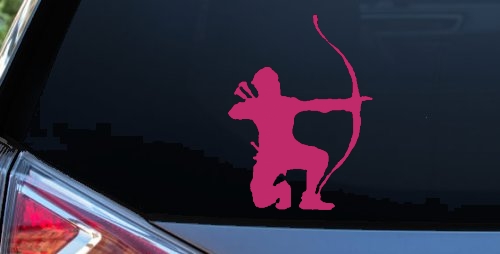 Bow Hunter Hunting Car or Truck Window Decal Sticker
