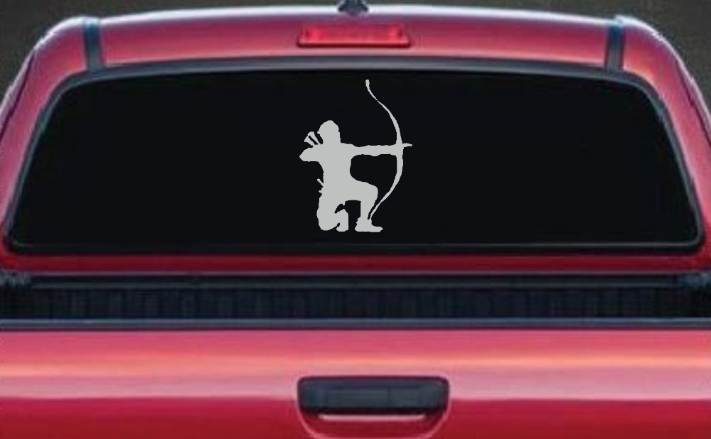 Bow Hunter Hunting Car or Truck Window Decal Sticker