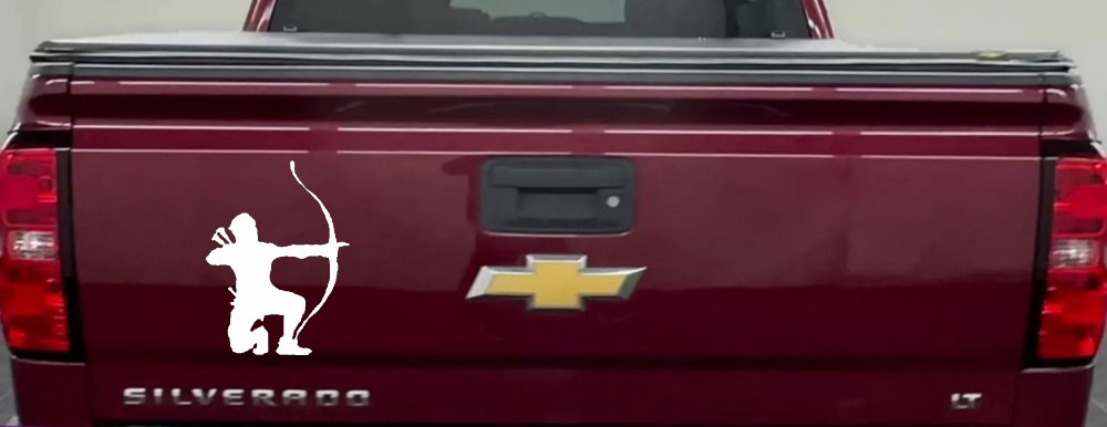Bow Hunter Hunting Car or Truck Window Decal Sticker
