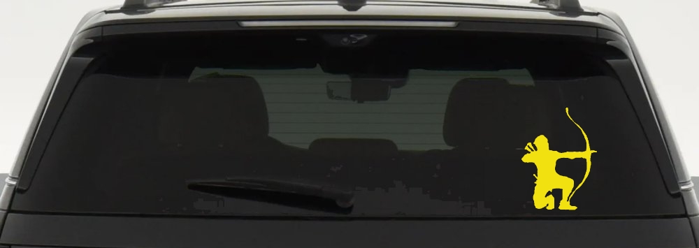 Bow Hunter Hunting Car or Truck Window Decal Sticker