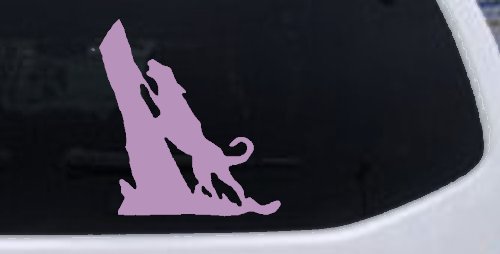 Dog Barking up Tree Hunting Car or Truck Window Decal Sticker
