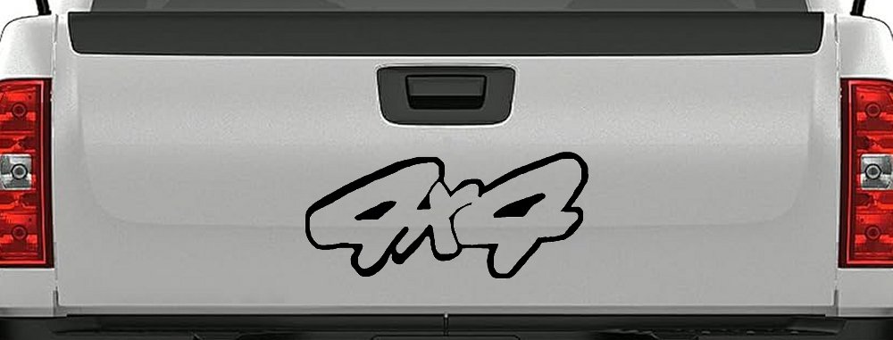 4 X 4 Off Road Car or Truck Window Decal Sticker (Black)