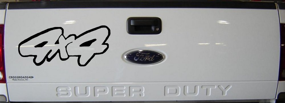 4 X 4 Off Road Car or Truck Window Decal Sticker