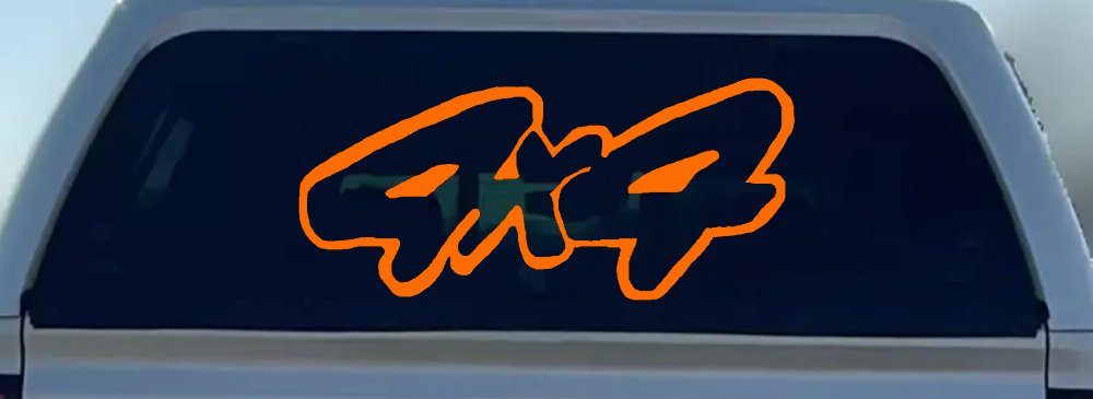 4 X 4 Off Road Car or Truck Window Decal Sticker